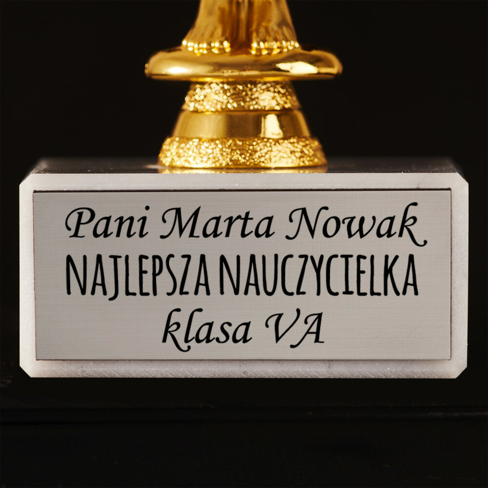 Najlepsza Nauczycielka - Statuetka - MyGiftDna.pl