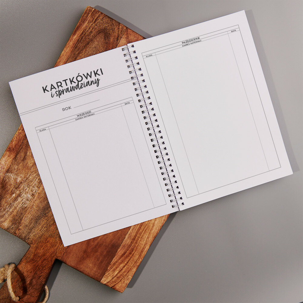 Planer nauczyciela Planer na spirali dla nauczyciela MyGiftDna.pl