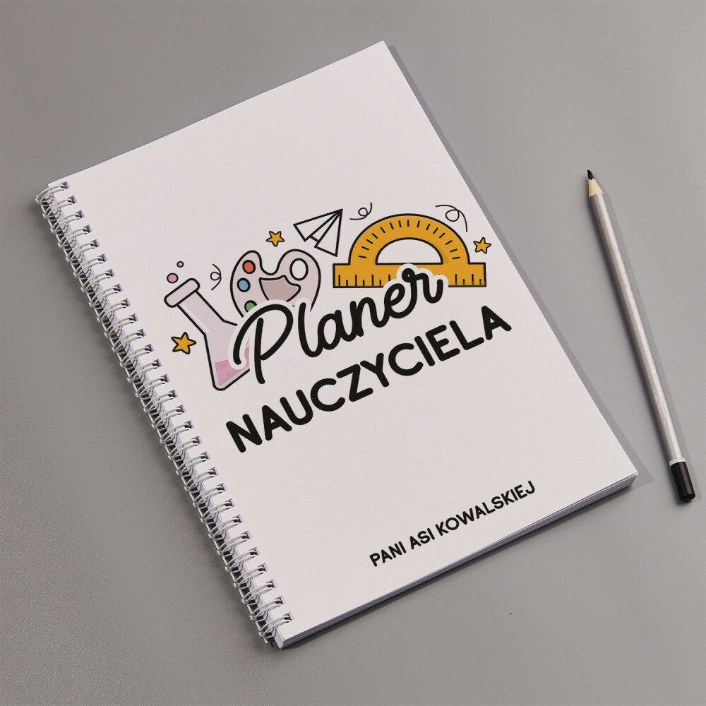 Planer nauczyciela Planer na spirali dla nauczyciela MyGiftDna.pl