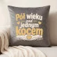 Poduszka Dekoracyjna Na 50 Rocznicę Ślubu Prezent Dla Pary: Pół Wieku Pod Jednym Kocem Poduszka Dekoracyjna Na 50 Rocznicę Ślubu Prezent Dla Pary: Pół Wieku Pod Jednym Kocem