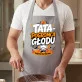 Fartuch Na Dzień Taty Prezent Dla Taty Mężczyzny: Tata- Pogromca Głodu