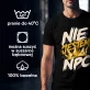 Koszulka Męska Dla Młodego Mężczyzny Prezent Dla Mężczyzny: Npc
