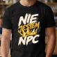 Koszulka Męska Dla Młodego Mężczyzny Prezent Dla Mężczyzny: Npc