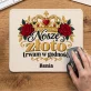 Podkładka Pod Myszkę Na 50 Rocznicę Ślubu Prezent Dla Kobiety: Noszę Złoto, Trwam W Podkładka Pod Myszkę Na 50 Rocznicę Ślubu Prezent Dla Kobiety: Noszę Złoto, Trwam W