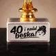 Statuetka Z Grawerem Na 40 Urodziny Prezent Dla Kobiety: 40 I Nadal Boska!