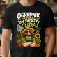 Koszulka Męska Dla Ogrodnika Prezent Dla Mężczyzny: Tworzy Cuda