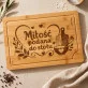 Deska Do Krojenia Na 45 Rocznicę Ślubu Prezent Na Walentynki Dla Kobiety: Smak Domowej Miłości