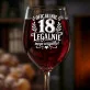 Kieliszek Do Wina Na 18 Urodziny Prezent Dla Kobiety: Oficjalnie 18 Legalnie