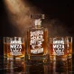 Zestaw Do Whisky Na Kawalerski Prezent Dla Mężczyzny: Subtelny Sarkazm Zestaw Do Whisky Na Kawalerski Prezent Dla Mężczyzny: Subtelny Sarkazm