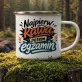 Kubek Emaliowany Dla Studenta Prezent Dla Mężczyzny: Studencki Survival Kubek Emaliowany Dla Studenta Prezent Dla Mężczyzny: Studencki Survival
