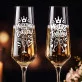 Dwa Kieliszki Do Szampana Dla Przyjaciół Prezent Dla Pary: Mistrzyni Toastów Dwa Kieliszki Do Szampana Dla Przyjaciół Prezent Dla Pary: Mistrzyni Toastów