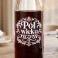 Karafka Do Wina Na Złote Gody Prezent Dla Pary: Ornamentalna Złota Elegancja