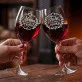Dwa Kieliszki Do Wina Dla Rodziców Chrzestnych Prezent Dla Pary: Duet Rodziców Chrzestnych Dwa Kieliszki Do Wina Dla Rodziców Chrzestnych Prezent Dla Pary: Duet Rodziców Chrzestnych