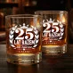 Szklanka Do Whisky Na 25 Rocznicę Ślubu Prezent Dla Mężczyzny: 25 Lat Razem