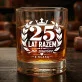 Szklanka Do Whisky Na 25 Rocznicę Ślubu Prezent Dla Mężczyzny: 25 Lat Razem