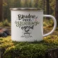 Kubek Emaliowany Dla Ogrodnika Prezent Dla Mężczyzny: Ogródkowy Chaos Kubek Emaliowany Dla Ogrodnika Prezent Dla Mężczyzny: Ogródkowy Chaos