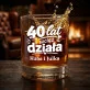 Szklanki Do Whisky z Grawerem Na 40 Rocznicę Ślubu Rodziców Prezent Dla Pary: 40 Lat I Wciąż Działa Szklanki Do Whisky z Grawerem Na 40 Rocznicę Ślubu Rodziców Prezent Dla Pary: 40 Lat I Wciąż Działa