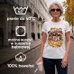 Koszulka Damska Biała Na 55 Rocznicę Ślubu Prezent Na Walentynki Dla Kobiety: Retro Groovy Elegancja