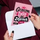 Kartka z Życzeniami Na Mikołajki Dla Kobiety: Typograficzny Żart