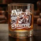 Szklanka Do Whisky Dla Farmaceuty Prezent Dla Mężczyzny: Nie Mieszać Z Dyżurem Szklanka Do Whisky Dla Farmaceuty Prezent Dla Mężczyzny: Nie Mieszać Z Dyżurem