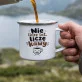 Kubek Emaliowany Na 40 Urodziny Kobiety Prezent Na 40 Urodziny Dla Kobiety: Kawowy Dystans