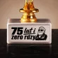 Statuetka Z Grawerem Na 75 Urodziny Prezent Dla Mężczyzny: 75 Lat I Zero Rdzy