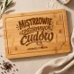 Deska Do Krojenia z Grawerem Na Dzień Mamy i Taty Prezent Dla Rodziców Pary: Mistrzowie Codziennych