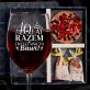 Zestaw Prezenowy Z Kieliszkiem Do Wina Na 40 Lecie Ślubu: 40 Lat Razem Bawi Zestaw Prezenowy Z Kieliszkiem Do Wina Na 40 Lecie Ślubu: 40 Lat Razem Bawi