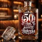 Karafka Do Whisky z Grawerem Na 50 Urodziny Prezent: 50 Lat, Jeszcze Dolewka Karafka Do Whisky z Grawerem Na 50 Urodziny Prezent: 50 Lat, Jeszcze Dolewka