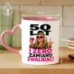 Kubek Z Nadrukiem Na 50 Urodziny Prezent Dla Kobiety: Zero Zamiaru Zwalniać Kubek Z Nadrukiem Na 50 Urodziny Prezent Dla Kobiety: Zero Zamiaru Zwalniać