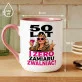 Kubek Z Nadrukiem Na 50 Urodziny Prezent Dla Kobiety: Zero Zamiaru Zwalniać Kubek Z Nadrukiem Na 50 Urodziny Prezent Dla Kobiety: Zero Zamiaru Zwalniać