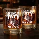 Szklanka Do Whisky Na Dzień Ojca Prezent Dla Taty Mężczyzny: Licencja Taty Na Łyk