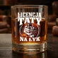 Szklanka Do Whisky Na Dzień Ojca Prezent Dla Taty Mężczyzny: Licencja Taty Na Łyk