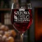 Kieliszek Do Wina Dla Szefowej Prezent Dla Kobiety: Szefowa Z Klasą Kieliszek Do Wina Dla Szefowej Prezent Dla Kobiety: Szefowa Z Klasą