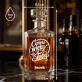 Karafka Do Whisky z Grawerem Na 25 Rocznicę Ślubu Prezent Dla Mężczyzny: Ćwierć Wieku Z Tobą