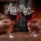 Dwa Kieliszki Do Wina Na 35 Rocznice Ślubu Prezent Na Walentynki Dla Pary: Duet 35 Lat Razem