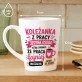 Kubek Z Nadrukiem Dla Koleżanki Z Pracy Prezent Dla Kobiety: Ładna Mądra I Ma Rację Kubek Z Nadrukiem Dla Koleżanki Z Pracy Prezent Dla Kobiety: Ładna Mądra I Ma Rację
