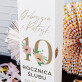 10 rocznica ślubu kwiaty - Skrzynka na alkohol