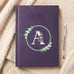 Monogram w kole kwiaty - Kalendarz