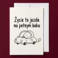 Kartka z Życzeniami Dla Fana Motoryzacji Dla Mężczyzny: Szkic Samochodu Kartka z Życzeniami Dla Fana Motoryzacji Dla Mężczyzny: Szkic Samochodu