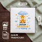 Album Na Zdjęcia Tradycyjny Na Narodziny Dziecka Prezent Dla Kobiety: Żyrafa Na Huśtawce Album Na Zdjęcia Tradycyjny Na Narodziny Dziecka Prezent Dla Kobiety: Żyrafa Na Huśtawce