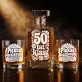 Zestaw Do Whisky Na 50 Urodziny Prezent Dla Kobiety: 50 Lat Klasy Zestaw Do Whisky Na 50 Urodziny Prezent Dla Kobiety: 50 Lat Klasy