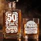 Zestaw Do Whisky Na 50 Urodziny Prezent Dla Kobiety: 50 Lat Klasy Zestaw Do Whisky Na 50 Urodziny Prezent Dla Kobiety: 50 Lat Klasy
