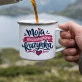 Kubek Emaliowany Dla Kuzynki Prezent Dla Kobiety: Kuzynkowa Bliskość Kubek Emaliowany Dla Kuzynki Prezent Dla Kobiety: Kuzynkowa Bliskość