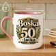 Kubek Z Nadrukiem Na 50 Urodziny Prezent Dla Kobiety: Boska 50-Latka