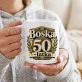 Kubek Z Nadrukiem Na 50 Urodziny Prezent Dla Kobiety: Boska 50-Latka