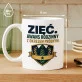 Kubek Z Nadrukiem Dla Zięcia Prezent Dla Mężczyzny: Awans Z Okresem Próbnym Kubek Z Nadrukiem Dla Zięcia Prezent Dla Mężczyzny: Awans Z Okresem Próbnym