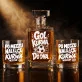 Zestaw Do Whisky Dla Piłkarza Prezent Dla Mężczyzny: Gol, Kurwa. Do Dna.