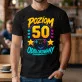 Koszulka Męska Na 50 Prezent Dla Mężczyzny: Poziom 50