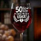 Kieliszek Do Wina Na 50 Rocznicę Ślubu Prezent Dla Mężczyzny: 50 Lat Razem - Humor